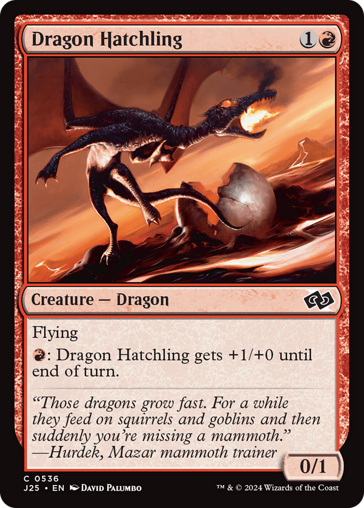 Magic: The Gathering - Dragon Hatchling - Foundations Jumpstart