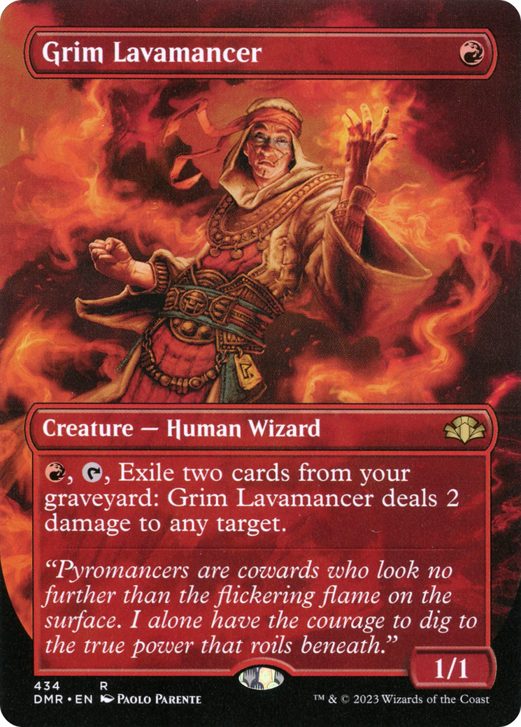 Magic: The Gathering - Grim Lavamancer Foil - Dominaria Remastered