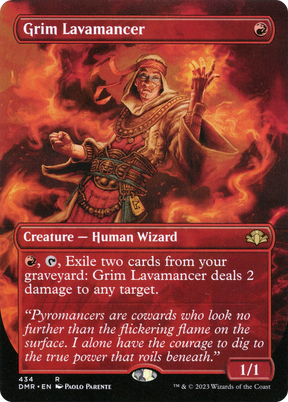 Magic: The Gathering - Grim Lavamancer Foil - Dominaria Remastered