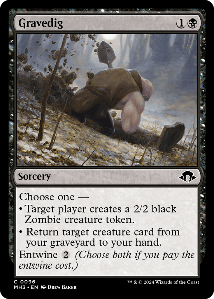 Magic: The Gathering - Gravedig Foil - Modern Horizons 3