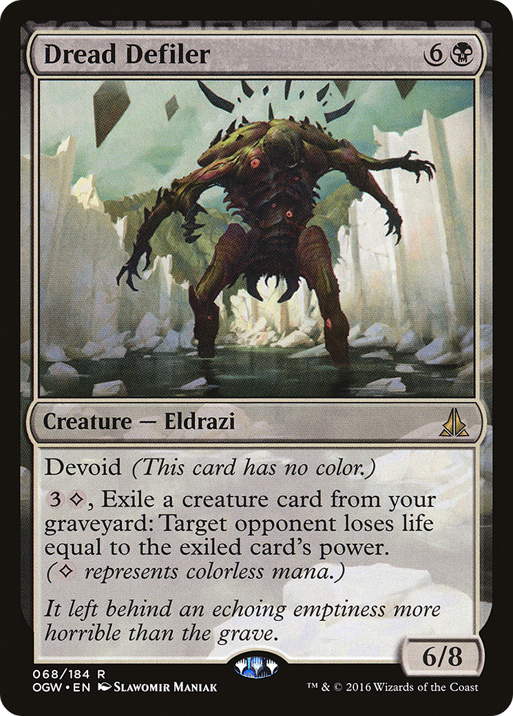 Magic: The Gathering - Dread Defiler Foil - Oath of the Gatewatch