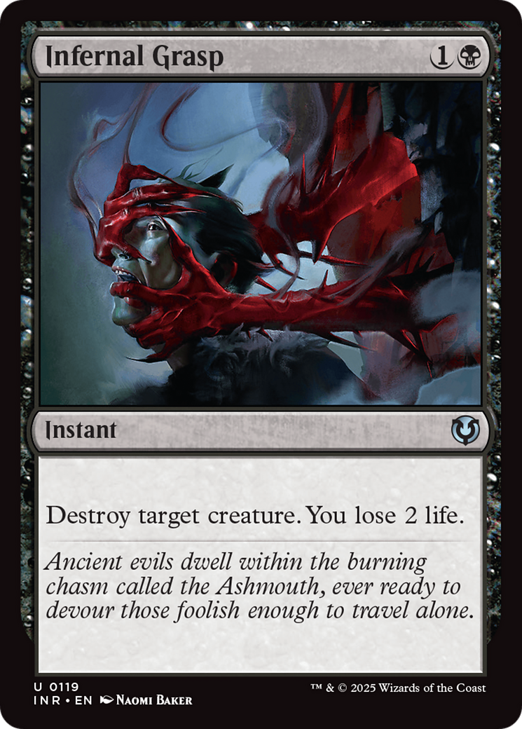 Magic: The Gathering - Infernal Grasp Foil - Innistrad Remastered