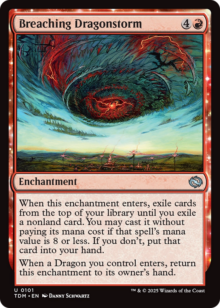 Magic: The Gathering - Breaching Dragonstorm Foil - Tarkir: Dragonstorm