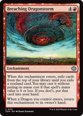Magic: The Gathering - Breaching Dragonstorm Foil - Tarkir: Dragonstorm