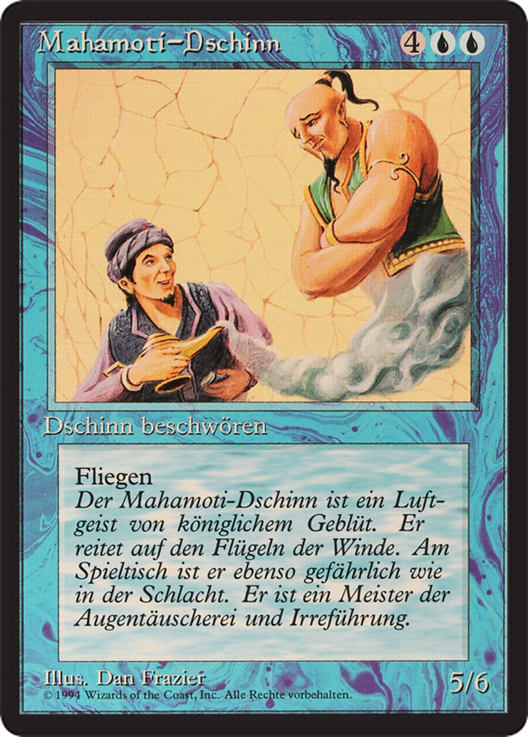 Magic: The Gathering - Mahamoti-Dschinn - Foreign Black Border