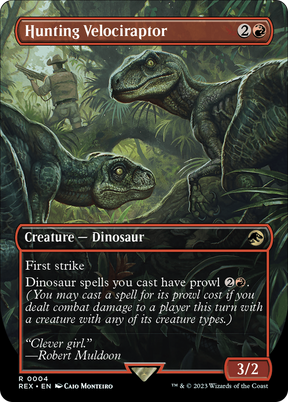 Magic: The Gathering - Hunting Velociraptor - Jurassic World Collection