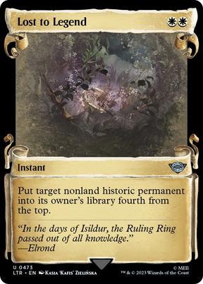 Magic: The Gathering - Lost to Legend Foil - The Lord of the Rings: Tales of Middle-earth