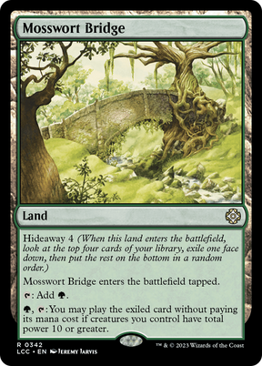 Magic: The Gathering - Mosswort Bridge - The Lost Caverns of Ixalan Commander