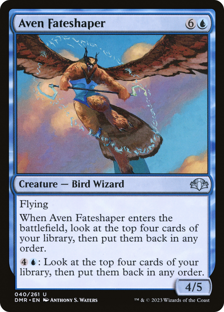 Magic: The Gathering - Aven Fateshaper Foil - Dominaria Remastered