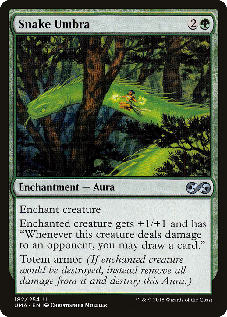 Magic: The Gathering - Snake Umbra Foil - Ultimate Masters