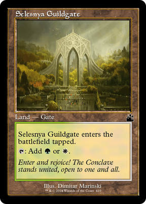 Magic: The Gathering - Selesnya Guildgate Foil - Ravnica Remastered