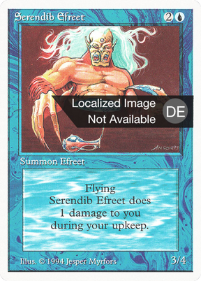 Magic: The Gathering - Serendib-Ifrit - Revised Edition