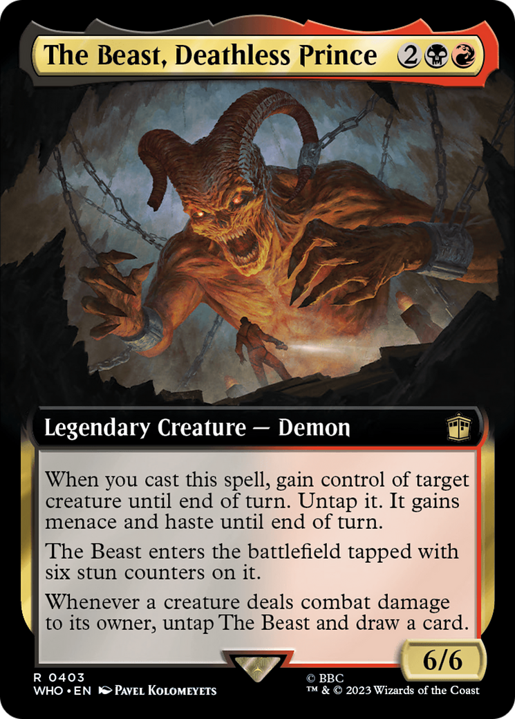 Magic: The Gathering - The Beast, Deathless Prince Foil - Doctor Who