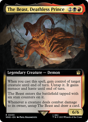 Magic: The Gathering - The Beast, Deathless Prince Foil - Doctor Who