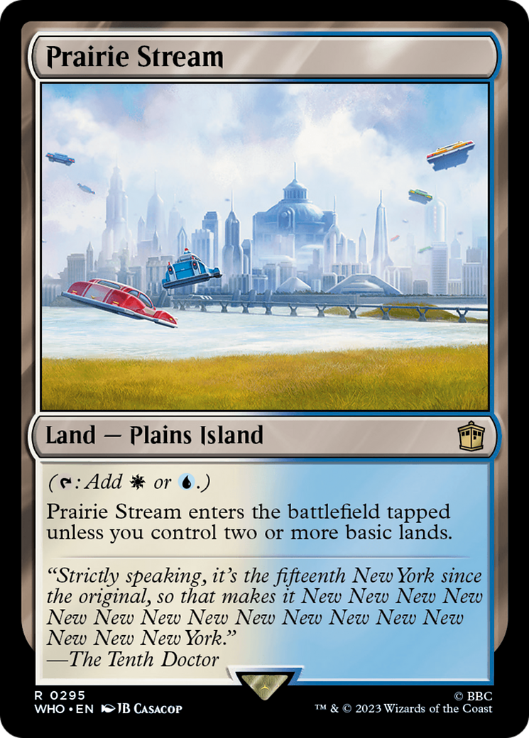 Magic: The Gathering - Prairie Stream - Doctor Who