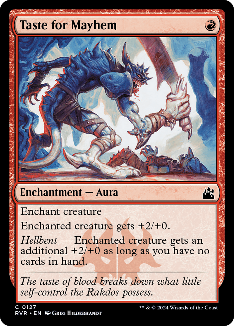 Magic: The Gathering - Taste for Mayhem Foil - Ravnica Remastered