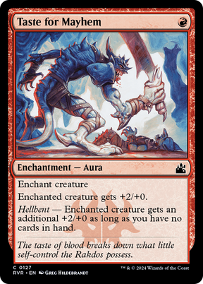 Magic: The Gathering - Taste for Mayhem Foil - Ravnica Remastered