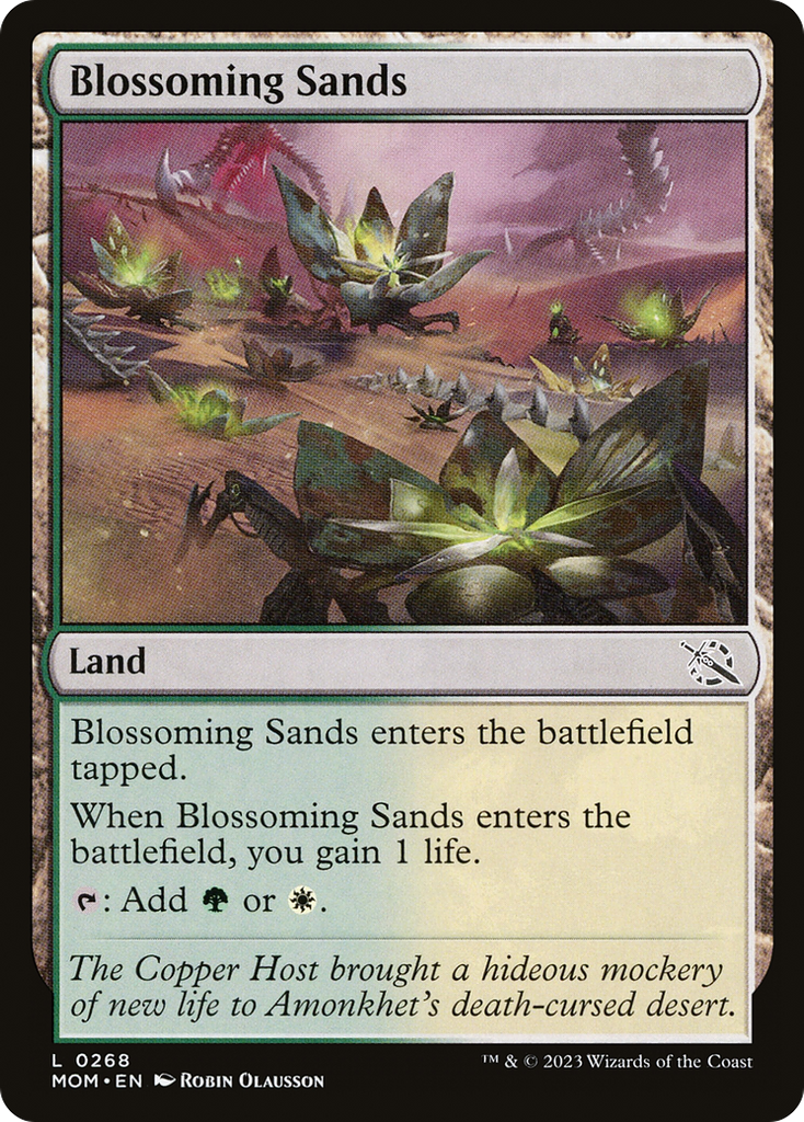 Magic: The Gathering - Blossoming Sands Foil - March of the Machine