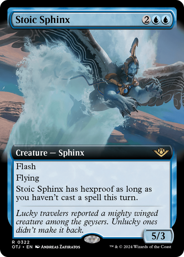 Magic: The Gathering - Stoic Sphinx - Outlaws of Thunder Junction