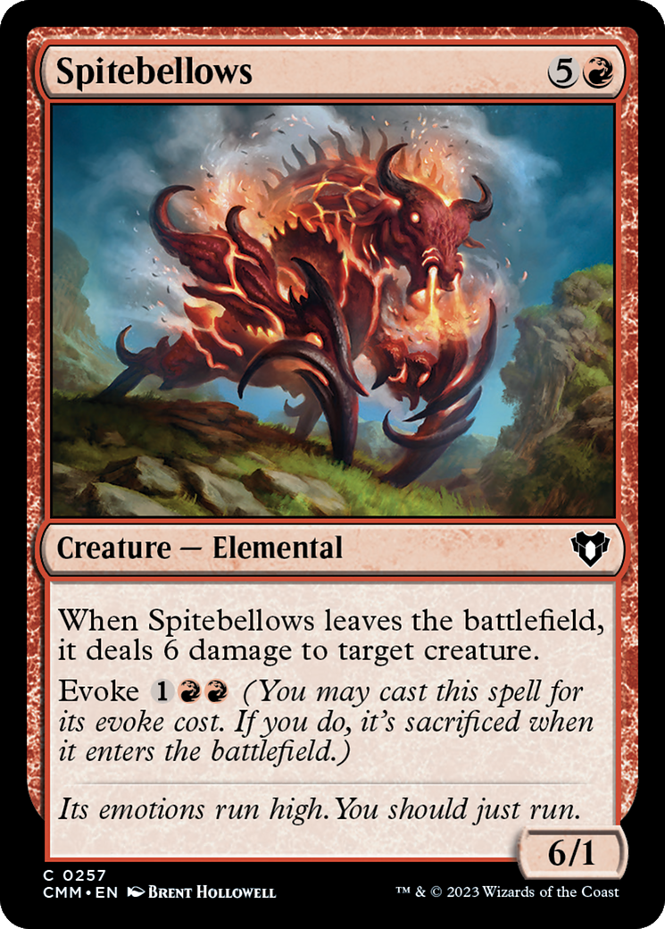 Magic: The Gathering - Spitebellows Foil - Commander Masters