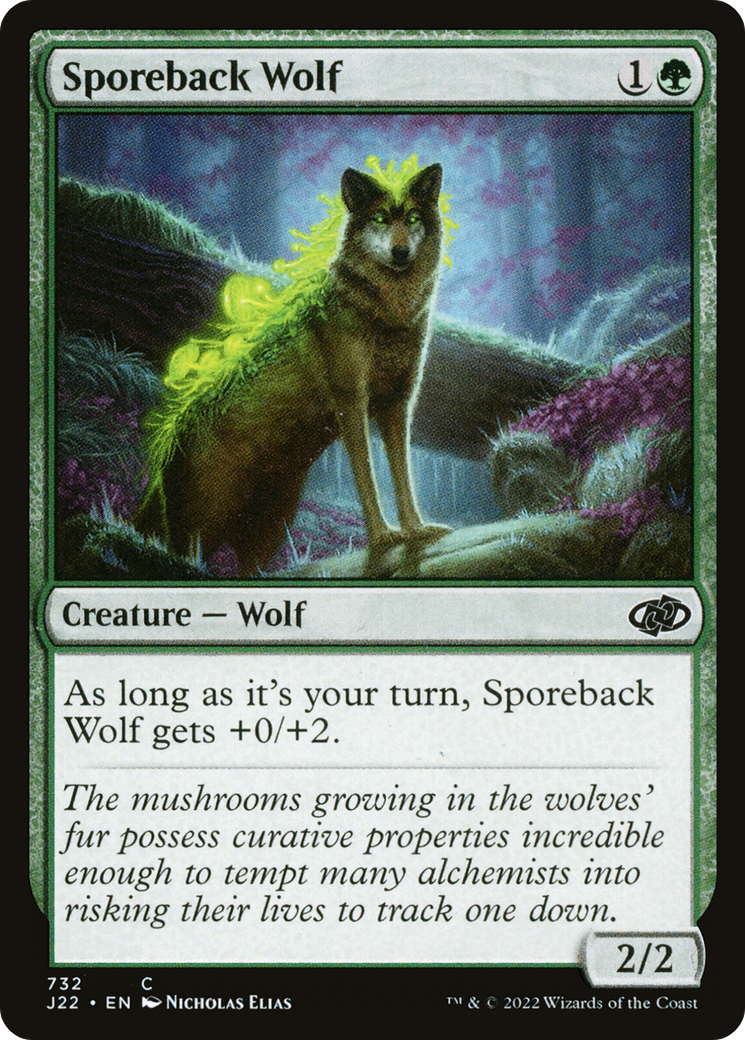 Magic: The Gathering - Sporeback Wolf - Jumpstart 2022