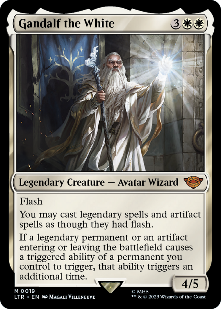 Magic: The Gathering - Gandalf the White Foil - The Lord of the Rings: Tales of Middle-earth