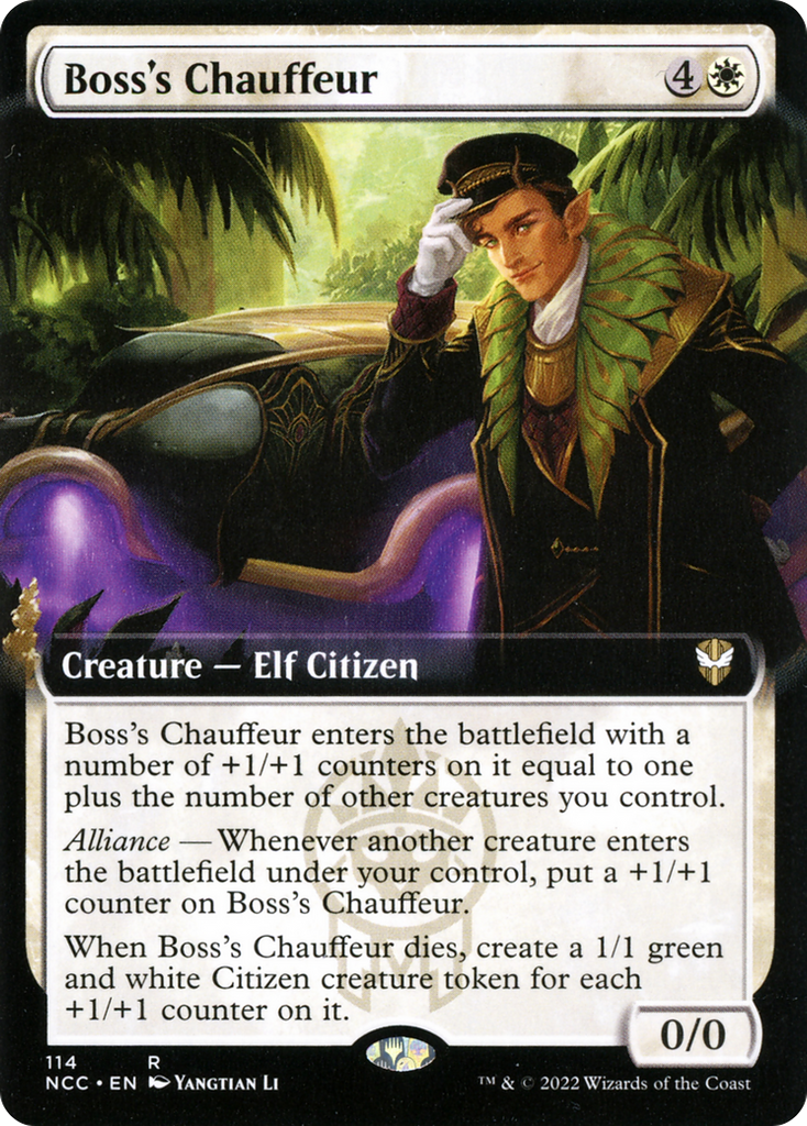 Magic: The Gathering - Boss's Chauffeur - New Capenna Commander