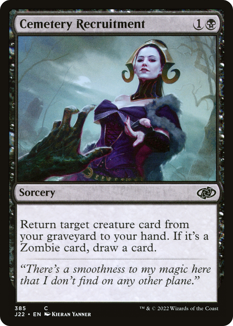 Magic: The Gathering - Cemetery Recruitment - Jumpstart 2022