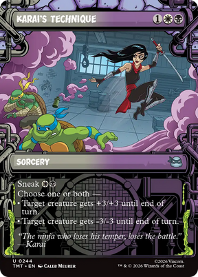 Magic: The Gathering - Karai's Technique - Teenage Mutant Ninja Turtles