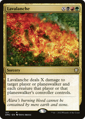 Magic: The Gathering - Lavalanche - Dominaria United Commander
