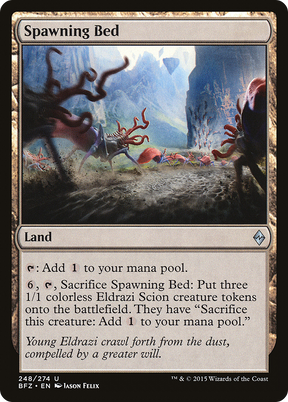 Magic: The Gathering - Spawning Bed Foil - Battle for Zendikar