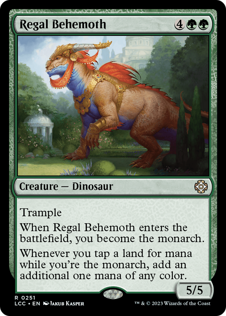 Magic: The Gathering - Regal Behemoth - The Lost Caverns of Ixalan Commander