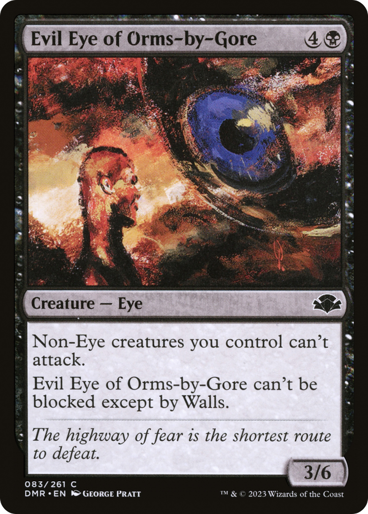 Magic: The Gathering - Evil Eye of Orms-by-Gore - Dominaria Remastered