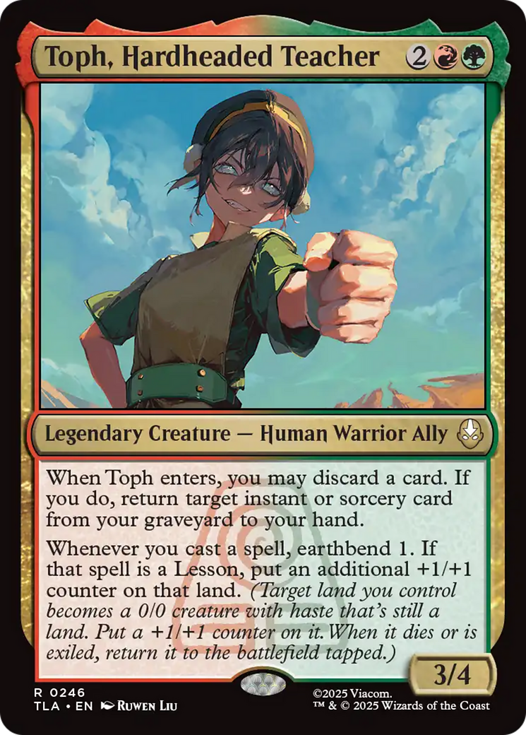 Magic: The Gathering - Toph, Hardheaded Teacher - Avatar: The Last Airbender
