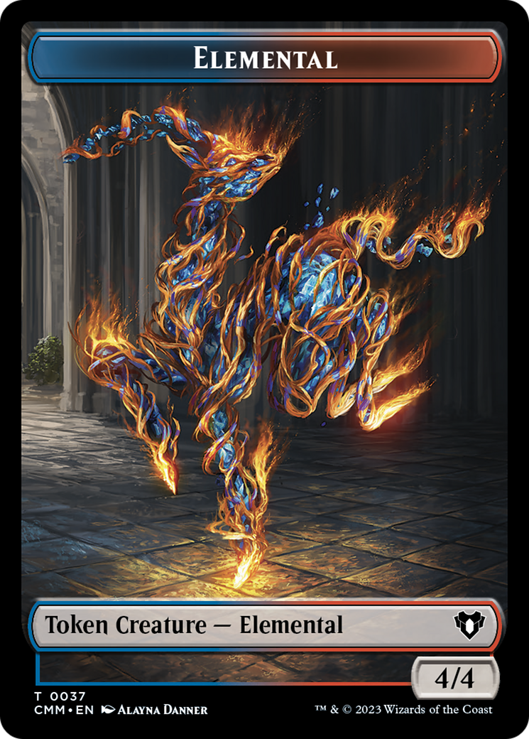 Magic: The Gathering - Elemental Token - Commander Masters Tokens