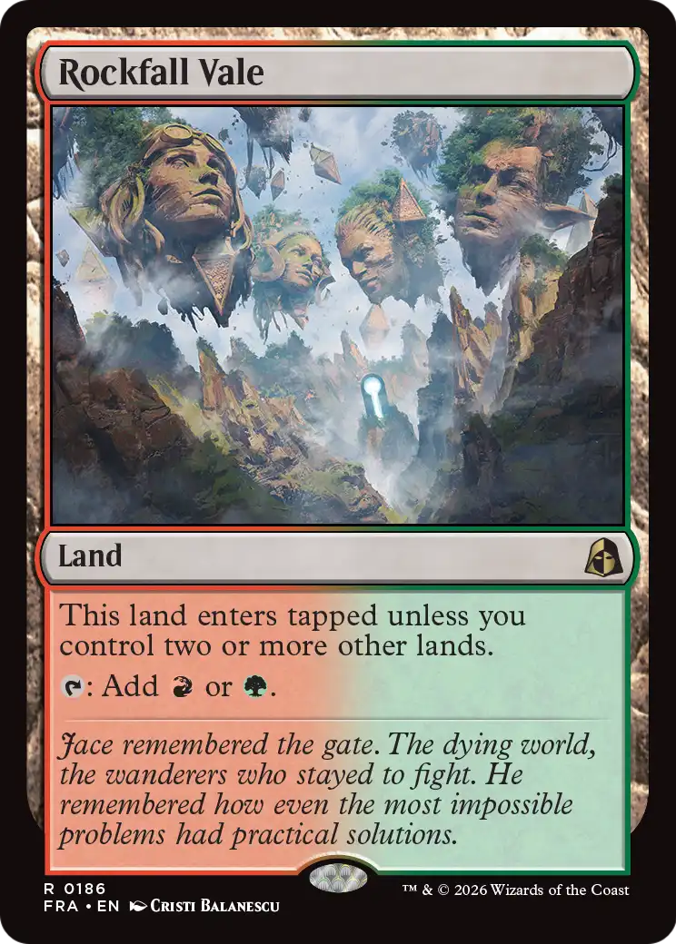 Magic: The Gathering - Rockfall Vale - Reality Fracture