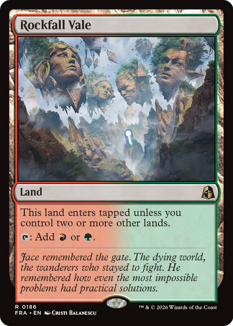 Magic: The Gathering - Rockfall Vale Foil - Reality Fracture