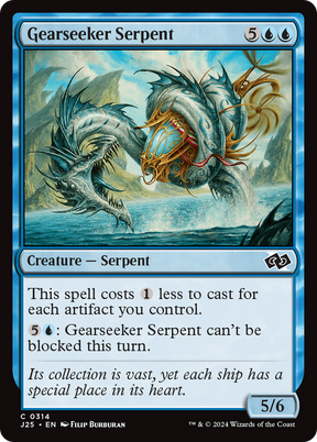 Magic: The Gathering - Gearseeker Serpent - Foundations Jumpstart