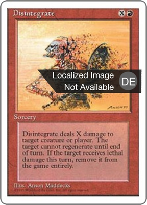 Magic: The Gathering - Zersetzung - Fourth Edition