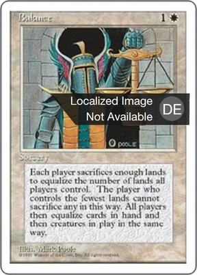 Magic: The Gathering - Balance - Fourth Edition