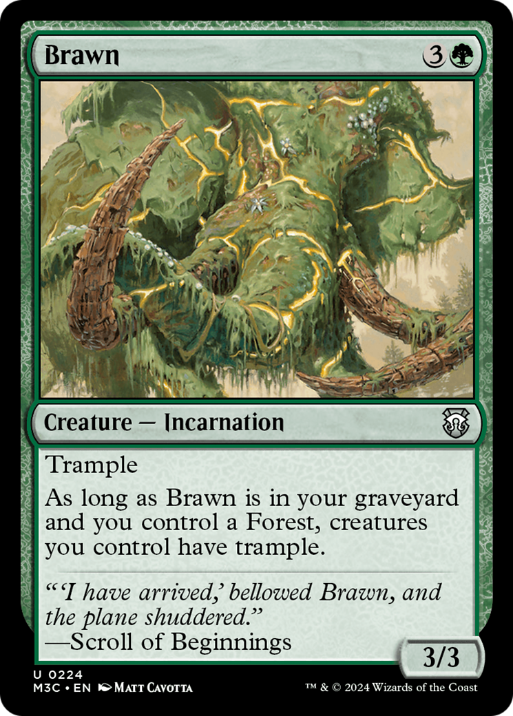 Magic: The Gathering - Brawn - Modern Horizons 3 Commander
