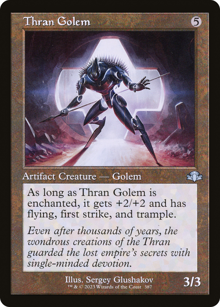 Magic: The Gathering - Thran Golem - Dominaria Remastered