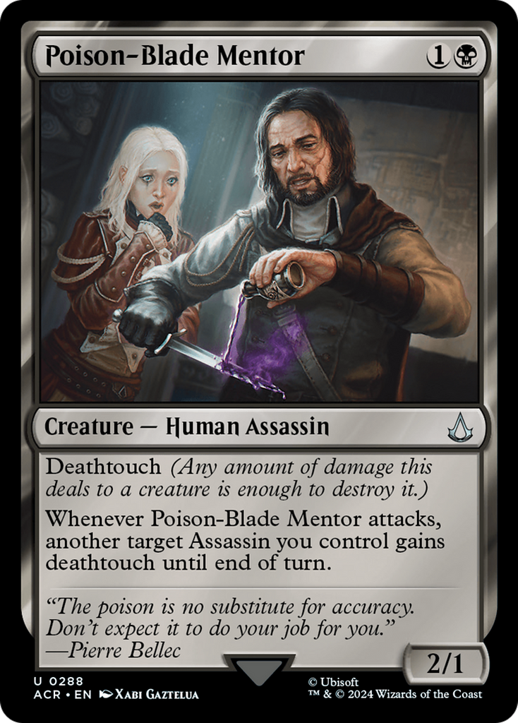 Magic: The Gathering - Poison-Blade Mentor - Assassin's Creed