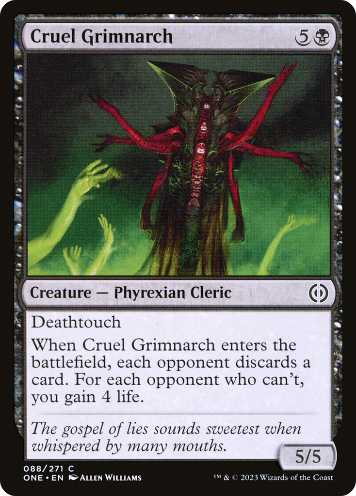 Magic: The Gathering - Cruel Grimnarch - Phyrexia: All Will Be One