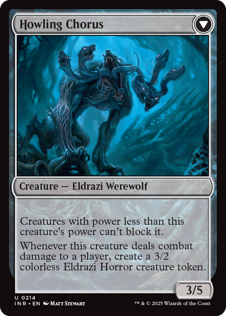 Magic: The Gathering - Shrill Howler // Howling Chorus Foil - Innistrad Remastered