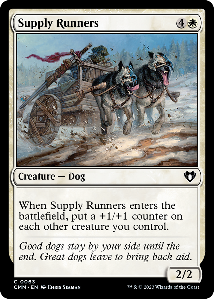 Magic: The Gathering - Supply Runners Foil - Commander Masters