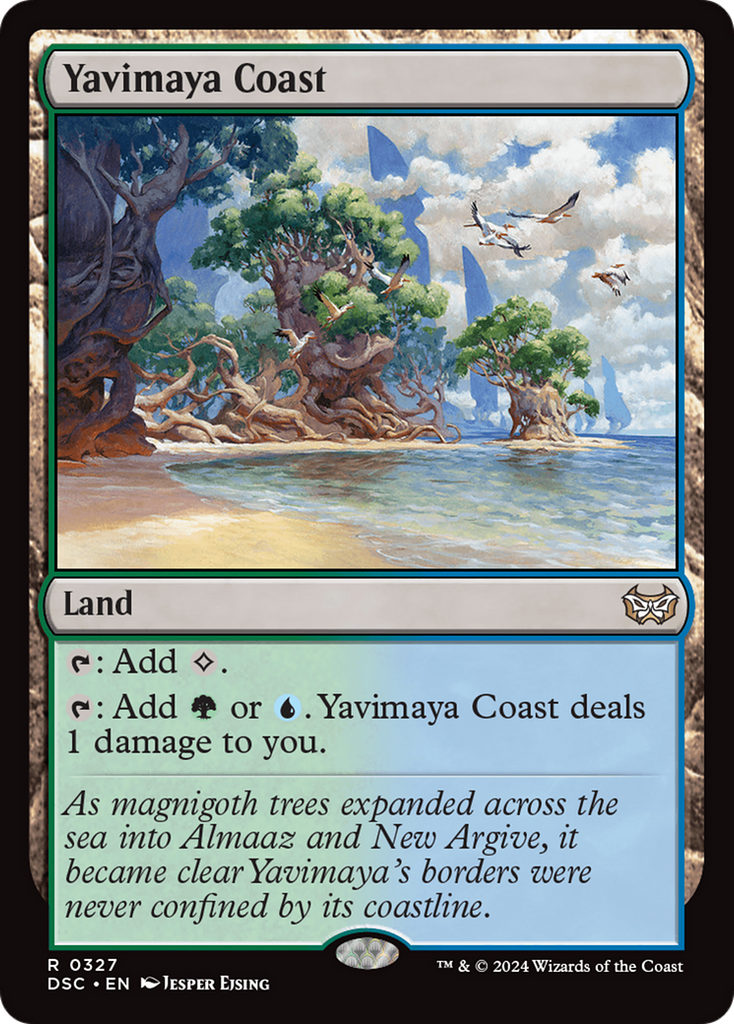 Magic: The Gathering - Yavimaya Coast - Duskmourn: House of Horror Commander