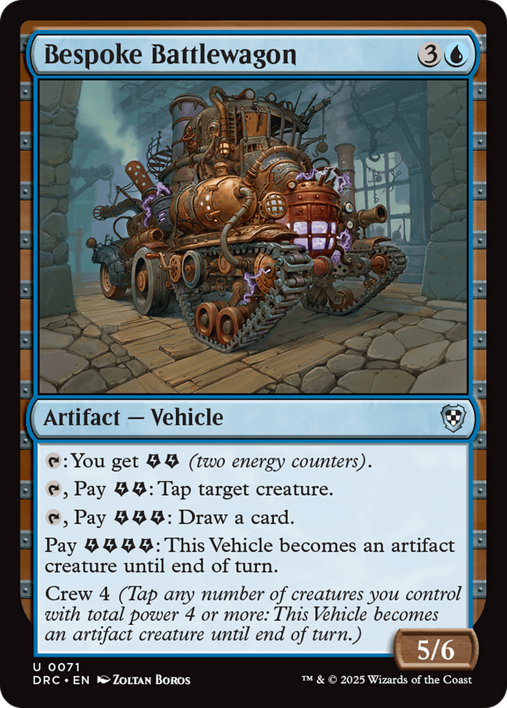 Magic: The Gathering - Bespoke Battlewagon - Aetherdrift Commander