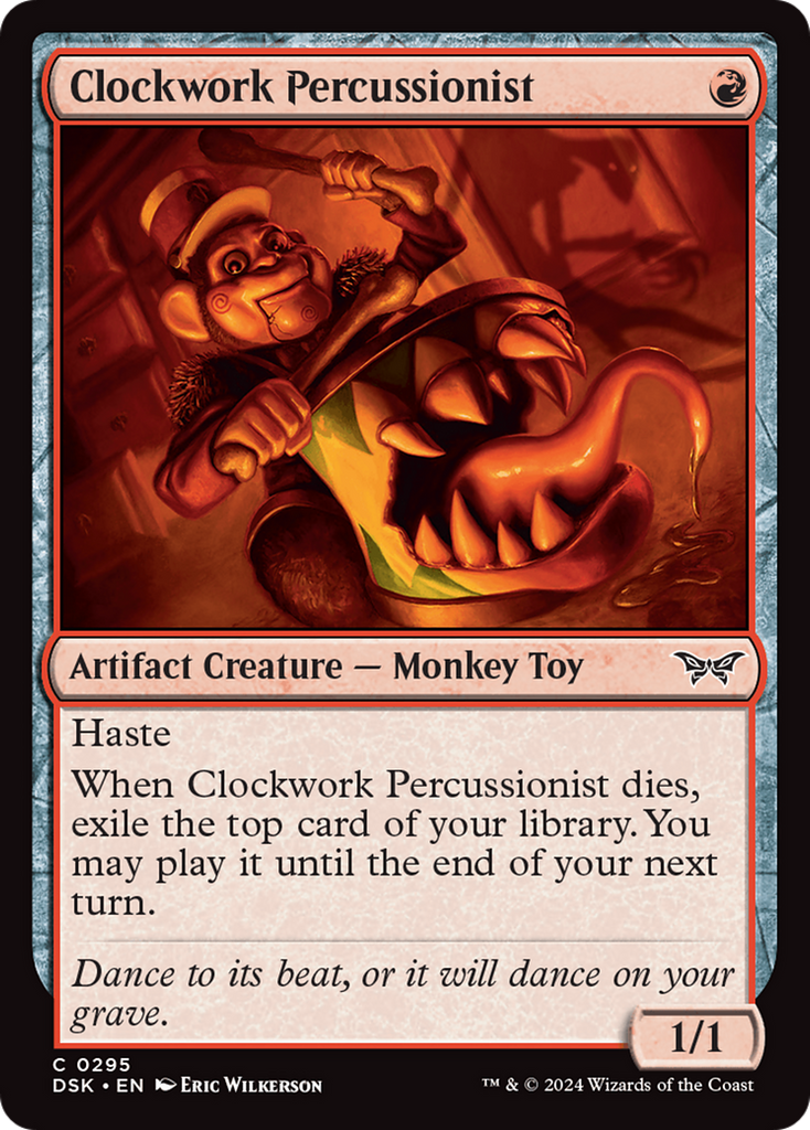 Magic: The Gathering - Clockwork Percussionist - Duskmourn: House of Horror