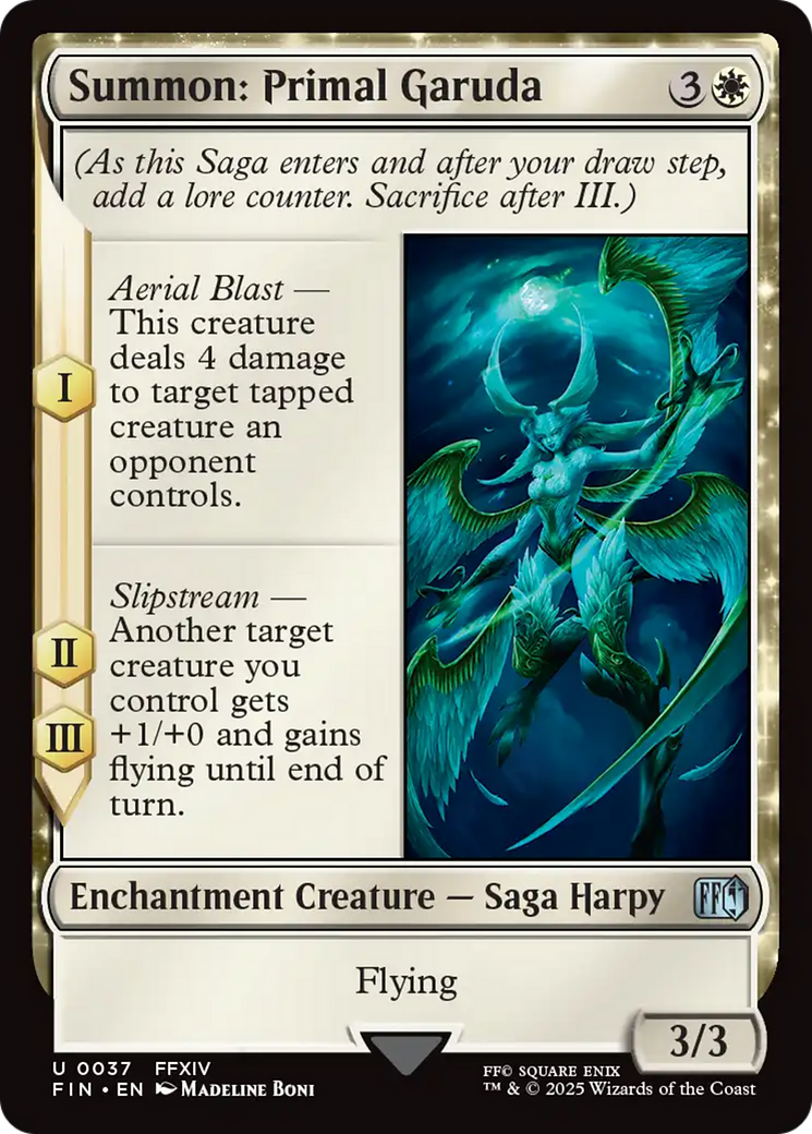 Magic: The Gathering - Summon: Primal Garuda - Final Fantasy